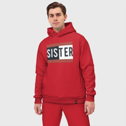 Мужской костюм oversize хлопок Sister - фото 2