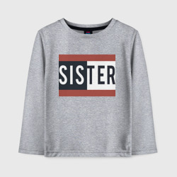 Детский лонгслив хлопок Sister