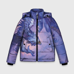 Зимняя куртка для мальчиков 3D Дракон воды
