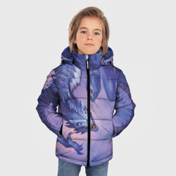 Зимняя куртка для мальчиков 3D Дракон воды - фото 2