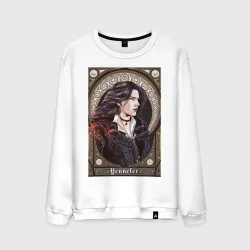Мужской свитшот хлопок The Witcher, Yennefer
