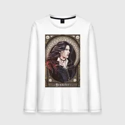 Мужской лонгслив хлопок The Witcher, Yennefer