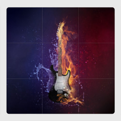 Магнитный плакат 3Х3 Гитара огня