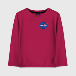 Детский лонгслив хлопок NASA