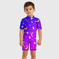 Детский купальный костюм 3D Сэйлор Мун паттерн  - фото 2