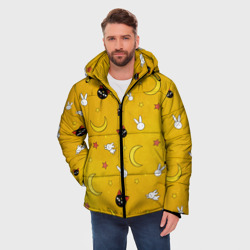 Мужская зимняя куртка 3D Сейлор Мун - фото 2