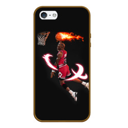 Чехол для iPhone 5/5S матовый Michael Jordan