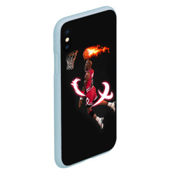 Чехол для iPhone XS Max матовый Michael Jordan - фото 2