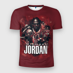 Мужская футболка 3D Slim Michael Jordan