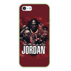 Чехол для iPhone 5/5S матовый Michael Jordan