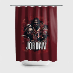 Штора 3D для ванной Michael Jordan