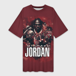 Платье-футболка 3D Michael Jordan