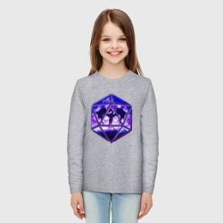 Детский лонгслив хлопок DnD, d20, Dragon, Дракон, ДнД - фото 2