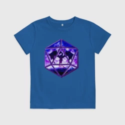 Детская футболка хлопок DnD, d20, Dragon, Дракон, ДнД