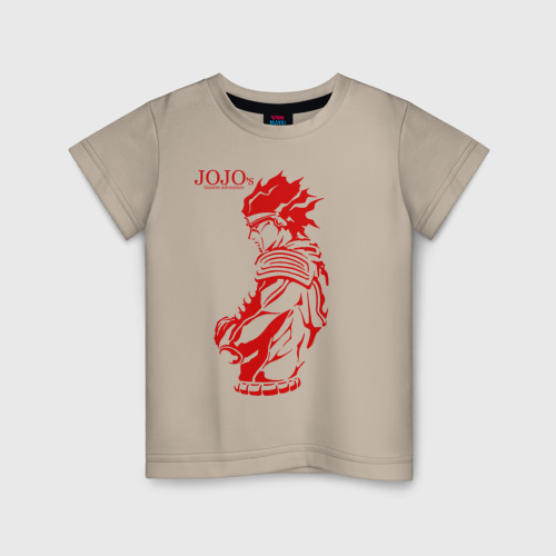Детская футболка хлопок Профиль Джо Джо, цвет миндальный