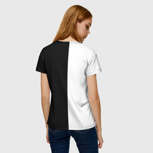 Женская футболка 3D с принтом Верь в себя, вид сзади #2