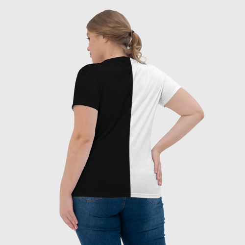 Женская футболка 3D с принтом Верь в себя, вид сзади #2