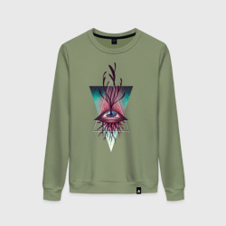 Женский свитшот хлопок Triangles
