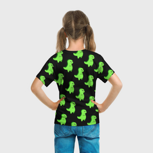 Детская футболка 3D Динозавры, цвет 3D печать - фото 6