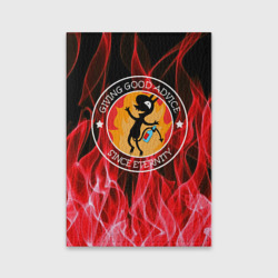 Обложка для паспорта матовая кожа Fire