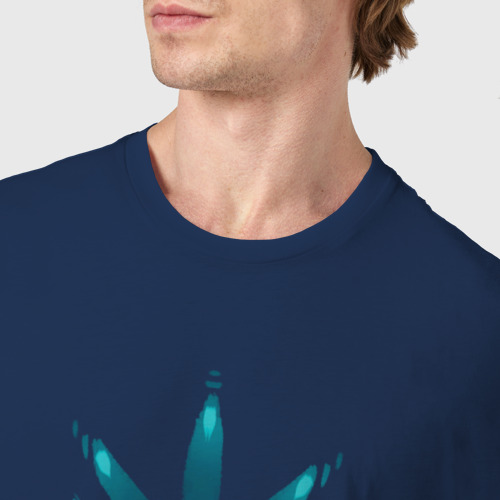 Мужская футболка хлопок Руны, цвет темно-синий - фото 6