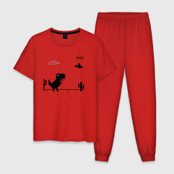 Мужская пижама хлопок Google динозавр Poki