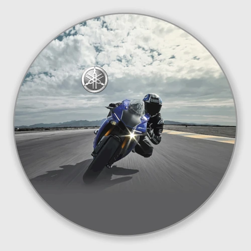 Круглый коврик для мышки Yamaha