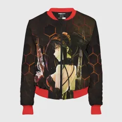 Женский бомбер 3D Куруми Токисаки