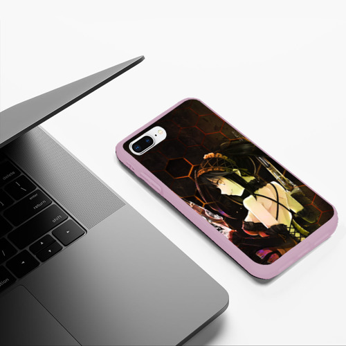 Чехол для iPhone 7Plus/8 Plus матовый Куруми Токисаки, цвет розовый - фото 5