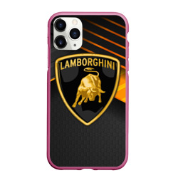Чехол для iPhone 11 Pro Max матовый Lamborghini