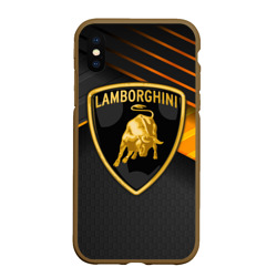 Чехол для iPhone XS Max матовый Lamborghini