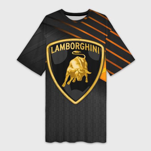 Платье-футболка 3D Lamborghini, цвет 3D печать