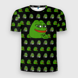 Мужская футболка 3D Slim Frog Pepe