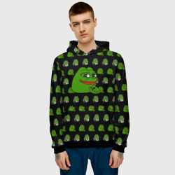 Мужская толстовка 3D Frog Pepe - фото 2