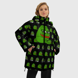 Женская зимняя куртка Oversize Frog Pepe - фото 2