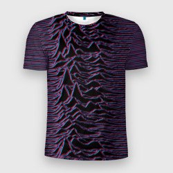 Мужская футболка 3D Slim Joy Division Glitch