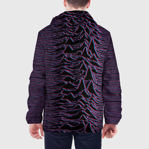 Мужская куртка 3D Joy Division Glitch, цвет 3D печать - фото 5