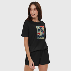 Женская пижама с шортиками хлопок О Боже мой это Джостар - JoJo - фото 2