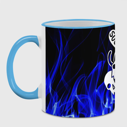 Кружка с полной запечаткой Dark Souls, цвет Кант небесно-голубой - фото 2