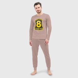 Мужская пижама с лонгсливом хлопок Логотип Пламенной Бригады - фото 2