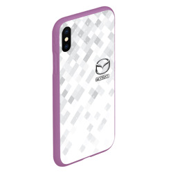 Чехол для iPhone XS Max матовый Mazda - фото 2