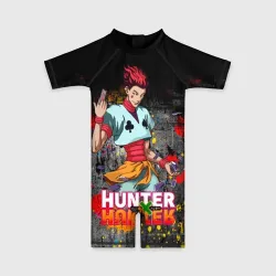 Детский купальный костюм 3D Хисока Мороу и логотип Хантер Хантер