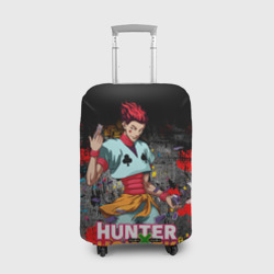 Чехол для чемодана 3D Хисока Мороу и логотип Хантер Хантер