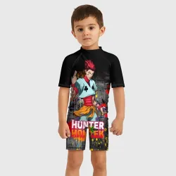 Детский купальный костюм 3D Хисока Мороу и логотип Хантер Хантер - фото 2