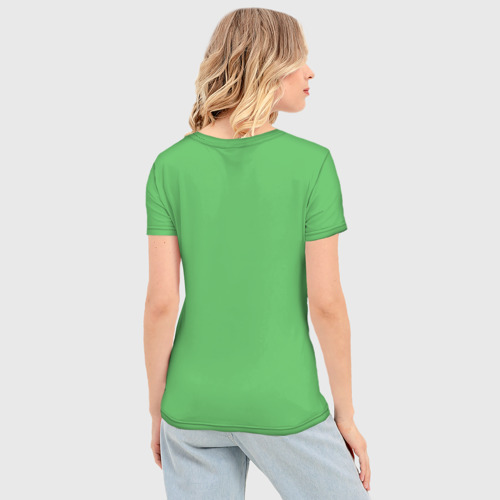 Женская футболка 3D Slim Удачливый лис, цвет 3D печать - фото 4