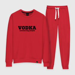 Женский костюм хлопок Vodka connecting people