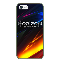 Чехол для iPhone 5/5S матовый Horizon Zero Dawn stripes