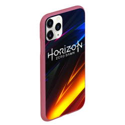 Чехол для iPhone 11 Pro Max матовый Horizon Zero Dawn stripes - фото 2