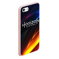 Чехол для iPhone 5/5S матовый Horizon Zero Dawn stripes - фото 2