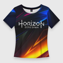 Женская футболка 3D Slim Horizon Zero Dawn stripes